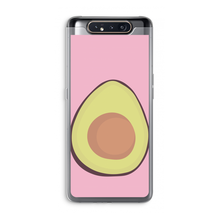 CaseCompany Avocado: Samsung Galaxy A80 Transparant Hoesje