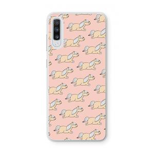 CaseCompany Ponys: Samsung Galaxy A70 Transparant Hoesje