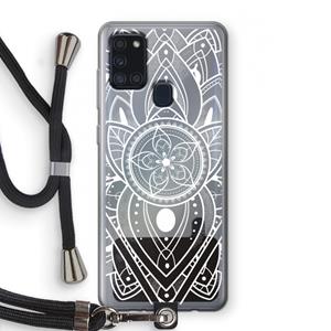CaseCompany It's Complicated: Samsung Galaxy A21s Transparant Hoesje met koord