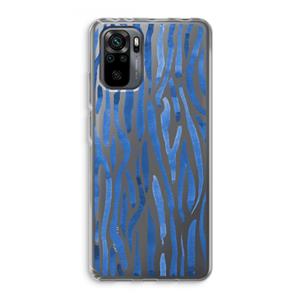 CaseCompany Blauwe nerven: Xiaomi Redmi Note 10 Pro Transparant Hoesje