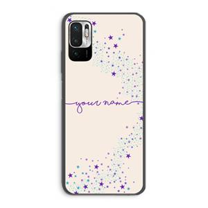 CaseCompany Sterren: Xiaomi Redmi Note 10 5G Transparant Hoesje
