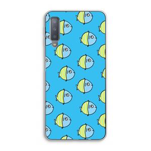 CaseCompany Visjes: Samsung Galaxy A7 (2018) Transparant Hoesje