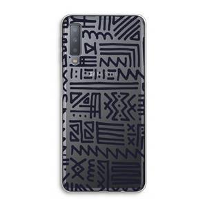 CaseCompany Marrakech print: Samsung Galaxy A7 (2018) Transparant Hoesje