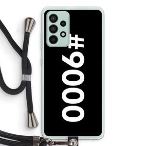 CaseCompany 9000: Samsung Galaxy A52s 5G Transparant Hoesje met koord
