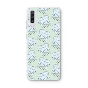 CaseCompany Octopussen: Samsung Galaxy A70 Transparant Hoesje