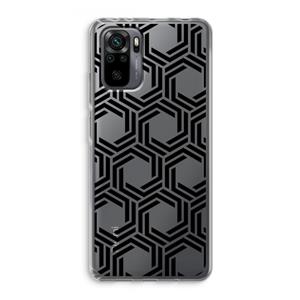 CaseCompany Geometrisch patroon: Xiaomi Redmi Note 10 Pro Transparant Hoesje