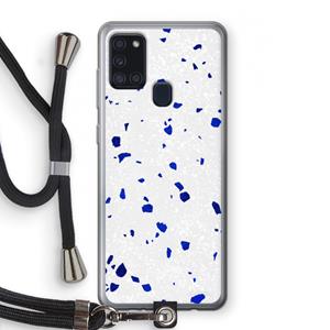 CaseCompany Terrazzo N°5: Samsung Galaxy A21s Transparant Hoesje met koord