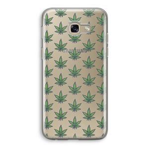 CaseCompany Weed: Samsung Galaxy A5 (2017) Transparant Hoesje