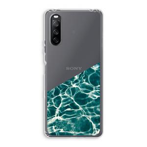 CaseCompany Weerkaatsing water: Sony Xperia 10 III Transparant Hoesje