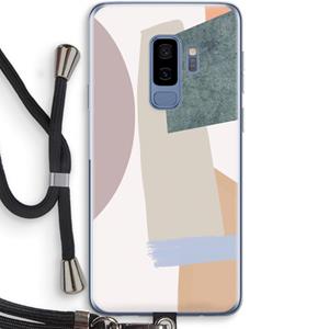 CaseCompany Lindo: Samsung Galaxy S9 Plus Transparant Hoesje met koord