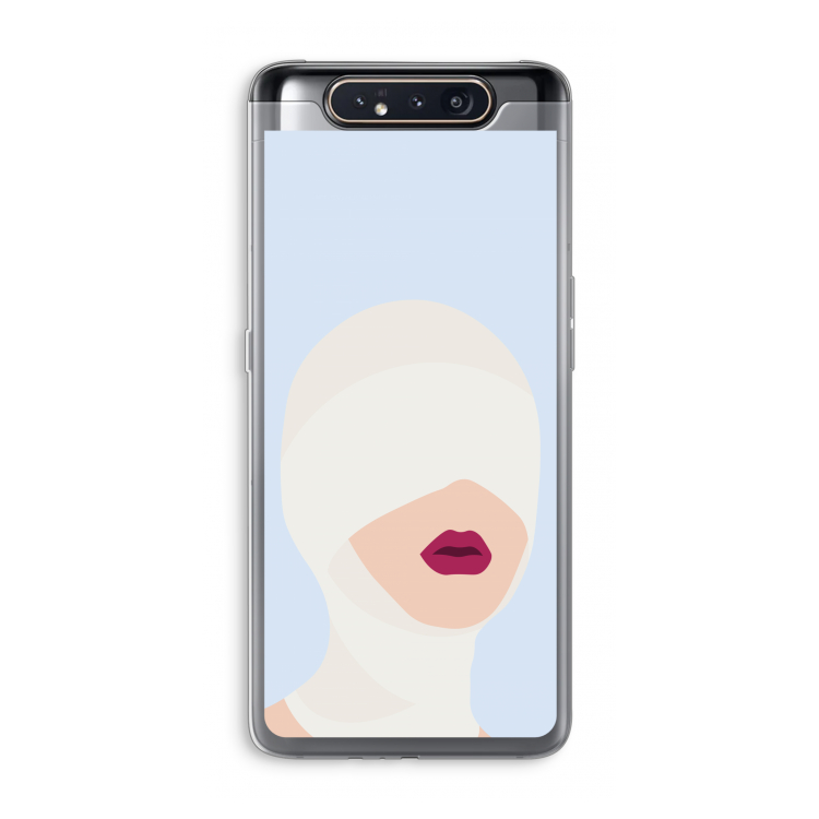 CaseCompany Incognito: Samsung Galaxy A80 Transparant Hoesje