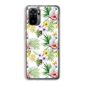 CaseCompany Gele kuif: Xiaomi Redmi Note 10 Pro Transparant Hoesje