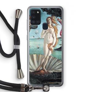CaseCompany Birth Of Venus: Samsung Galaxy A21s Transparant Hoesje met koord
