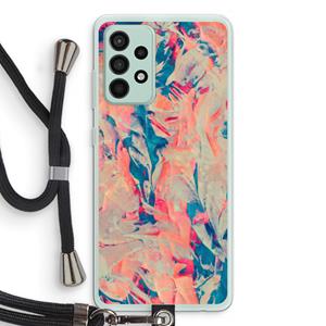 CaseCompany Alone: Samsung Galaxy A52s 5G Transparant Hoesje met koord