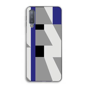 CaseCompany Gestalte 2: Samsung Galaxy A7 (2018) Transparant Hoesje