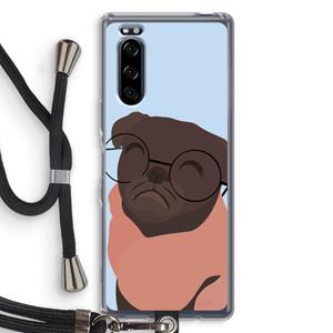 CaseCompany Ludo: Sony Xperia 5 Transparant Hoesje met koord