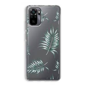 CaseCompany Simple leaves: Xiaomi Redmi Note 10 Pro Transparant Hoesje
