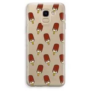 CaseCompany Yummy: Samsung Galaxy J6 (2018) Transparant Hoesje