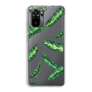 CaseCompany Lange bladeren: Xiaomi Redmi Note 10 Pro Transparant Hoesje