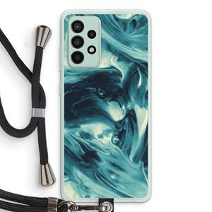 CaseCompany Dreaming About Whales: Samsung Galaxy A52s 5G Transparant Hoesje met koord