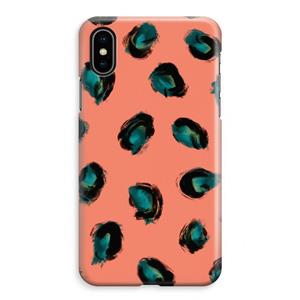 CaseCompany Pink Cheetah: iPhone XS Max Volledig Geprint Hoesje