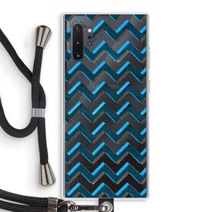 CaseCompany Onderbroken lijn: Samsung Galaxy Note 10 Plus Transparant Hoesje met koord
