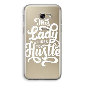 CaseCompany Hustle Lady: Samsung Galaxy A5 (2017) Transparant Hoesje