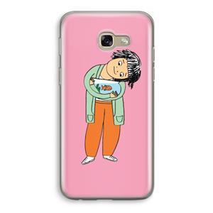 CaseCompany Visknuffel: Samsung Galaxy A5 (2017) Transparant Hoesje
