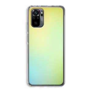 CaseCompany Minty mist pastel: Xiaomi Redmi Note 10 Pro Transparant Hoesje