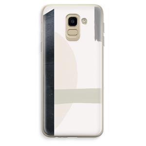 CaseCompany Baca: Samsung Galaxy J6 (2018) Transparant Hoesje