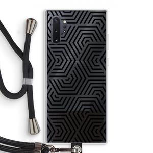 CaseCompany Magic pattern: Samsung Galaxy Note 10 Plus Transparant Hoesje met koord