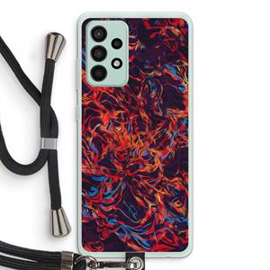 CaseCompany Lucifer: Samsung Galaxy A52s 5G Transparant Hoesje met koord