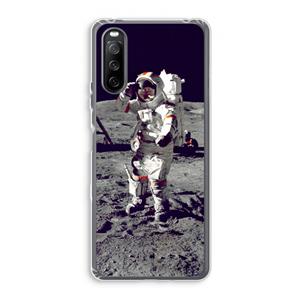 CaseCompany Spaceman: Sony Xperia 10 III Transparant Hoesje