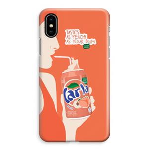 CaseCompany Peach please!: iPhone XS Max Volledig Geprint Hoesje