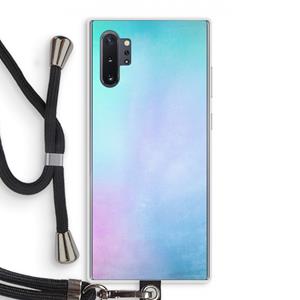 CaseCompany mist pastel: Samsung Galaxy Note 10 Plus Transparant Hoesje met koord