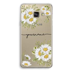 CaseCompany Daisies: Samsung Galaxy A3 (2016) Transparant Hoesje