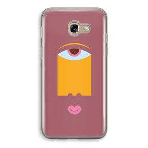 CaseCompany Mono V: Samsung Galaxy A5 (2017) Transparant Hoesje