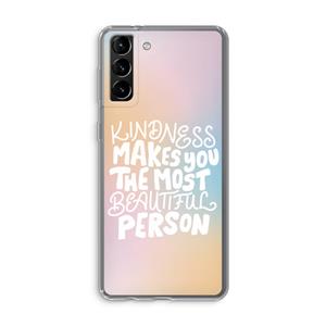 CaseCompany The prettiest: Samsung Galaxy S21 Plus Transparant Hoesje