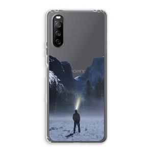 CaseCompany Wanderlust: Sony Xperia 10 III Transparant Hoesje