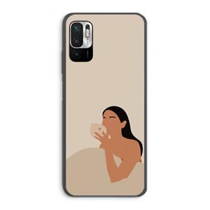 CaseCompany Fresh coffee: Xiaomi Redmi Note 10 5G Transparant Hoesje