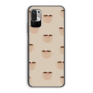 CaseCompany Morning coffee: Xiaomi Redmi Note 10 5G Transparant Hoesje