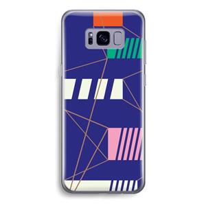 CaseCompany Gestalte 5: Samsung Galaxy S8 Transparant Hoesje