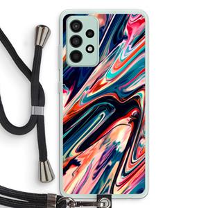 CaseCompany Quantum Being: Samsung Galaxy A52s 5G Transparant Hoesje met koord