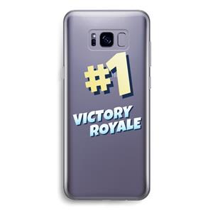 CaseCompany Victory Royale: Samsung Galaxy S8 Transparant Hoesje