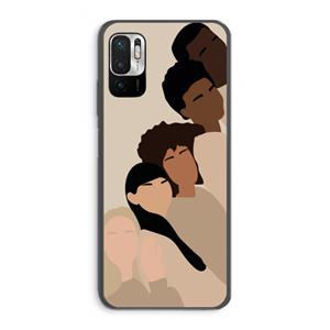 CaseCompany Sweet creatures: Xiaomi Redmi Note 10 5G Transparant Hoesje