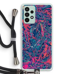 CaseCompany Sleeping Dreams: Samsung Galaxy A52s 5G Transparant Hoesje met koord