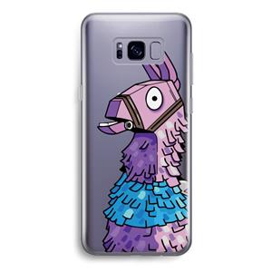 CaseCompany Lama: Samsung Galaxy S8 Transparant Hoesje