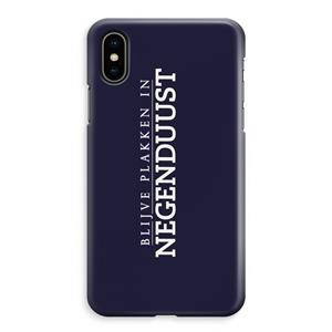CaseCompany Blijve plakken in Negenduust: iPhone XS Max Volledig Geprint Hoesje