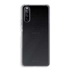 CaseCompany Musketon Halftone: Sony Xperia 10 III Transparant Hoesje