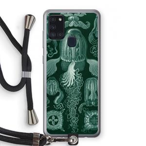 CaseCompany Haeckel Cubomedusae: Samsung Galaxy A21s Transparant Hoesje met koord